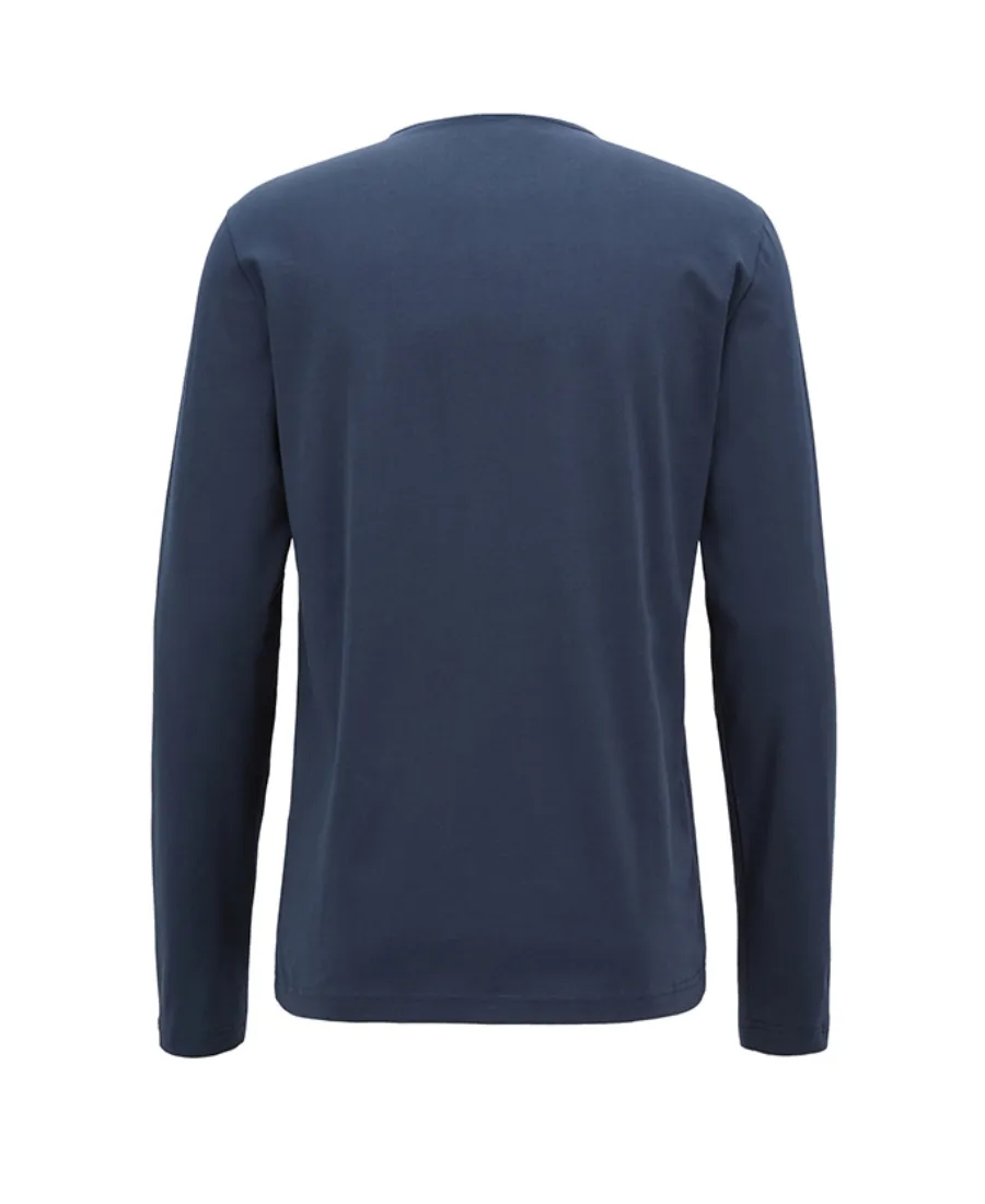 T-Shirt With Round Neck And Long Sleeves