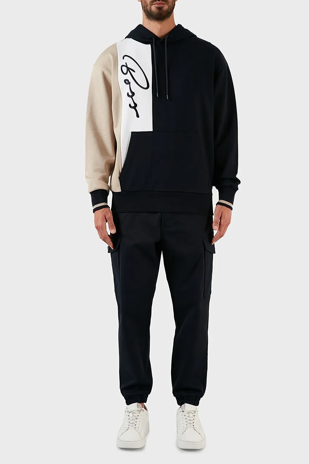 Sullivan Colour-Block Cotton Hoodie