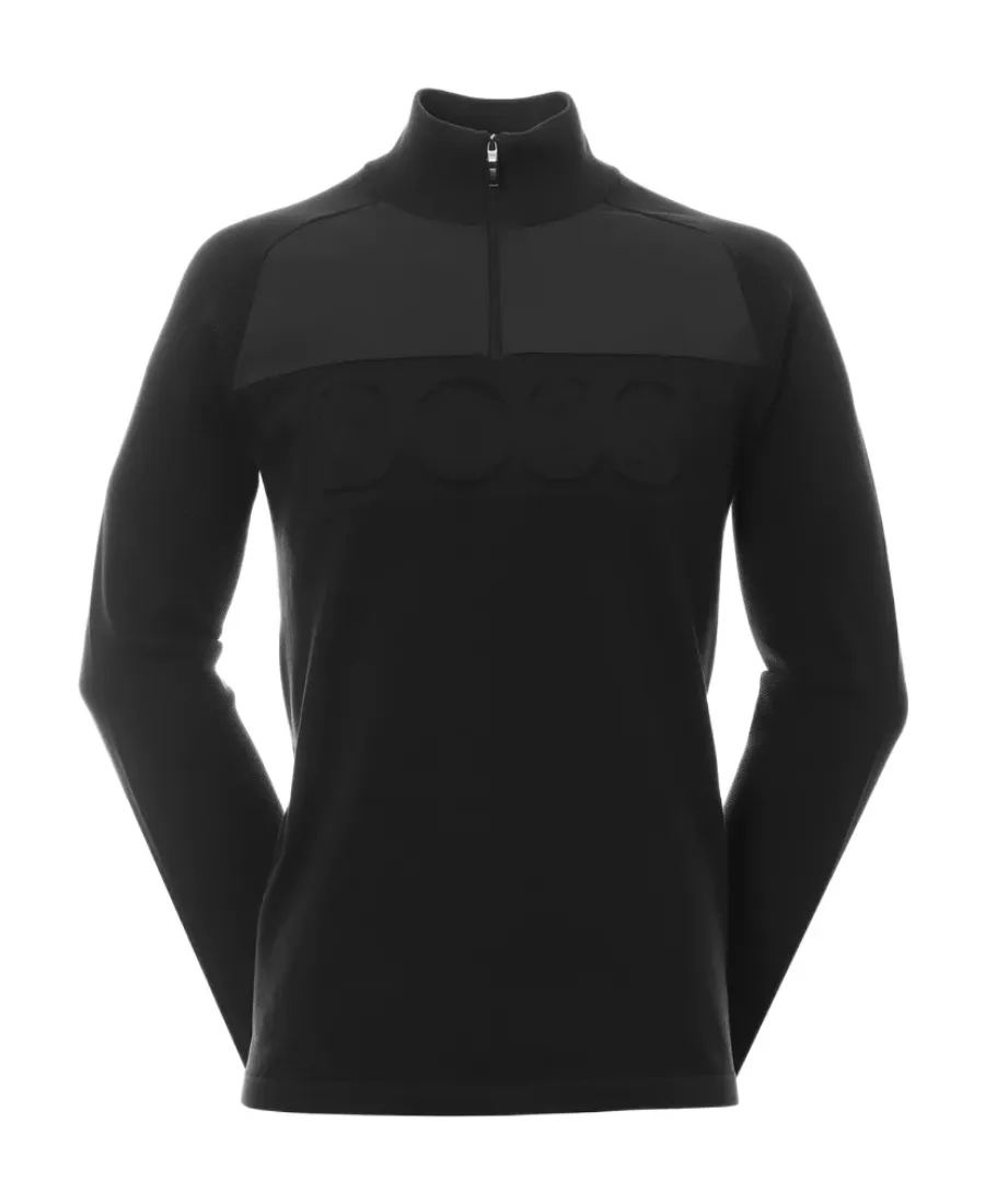 Logo Semi-Zipper Sweater