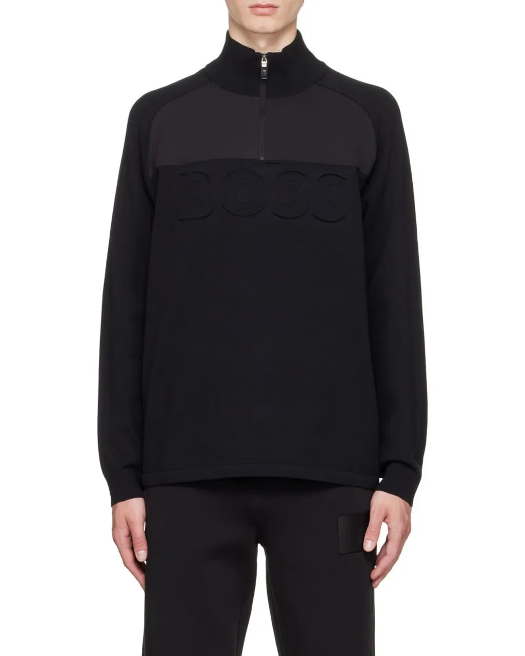 Logo Semi-Zipper Sweater