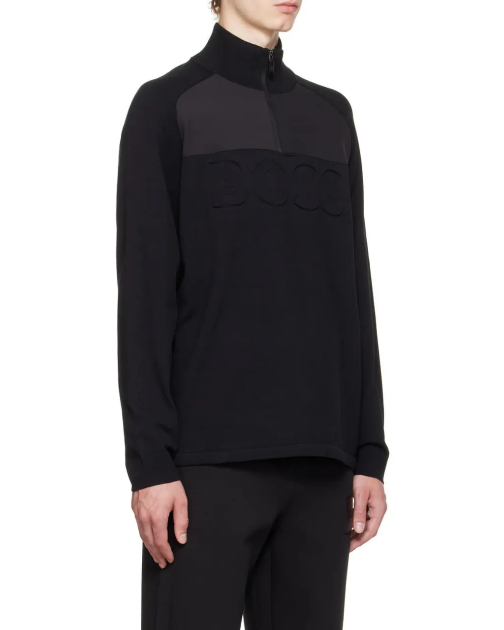Logo Semi-Zipper Sweater