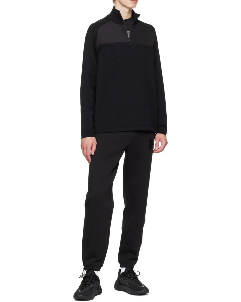 Logo Semi-Zipper Sweater