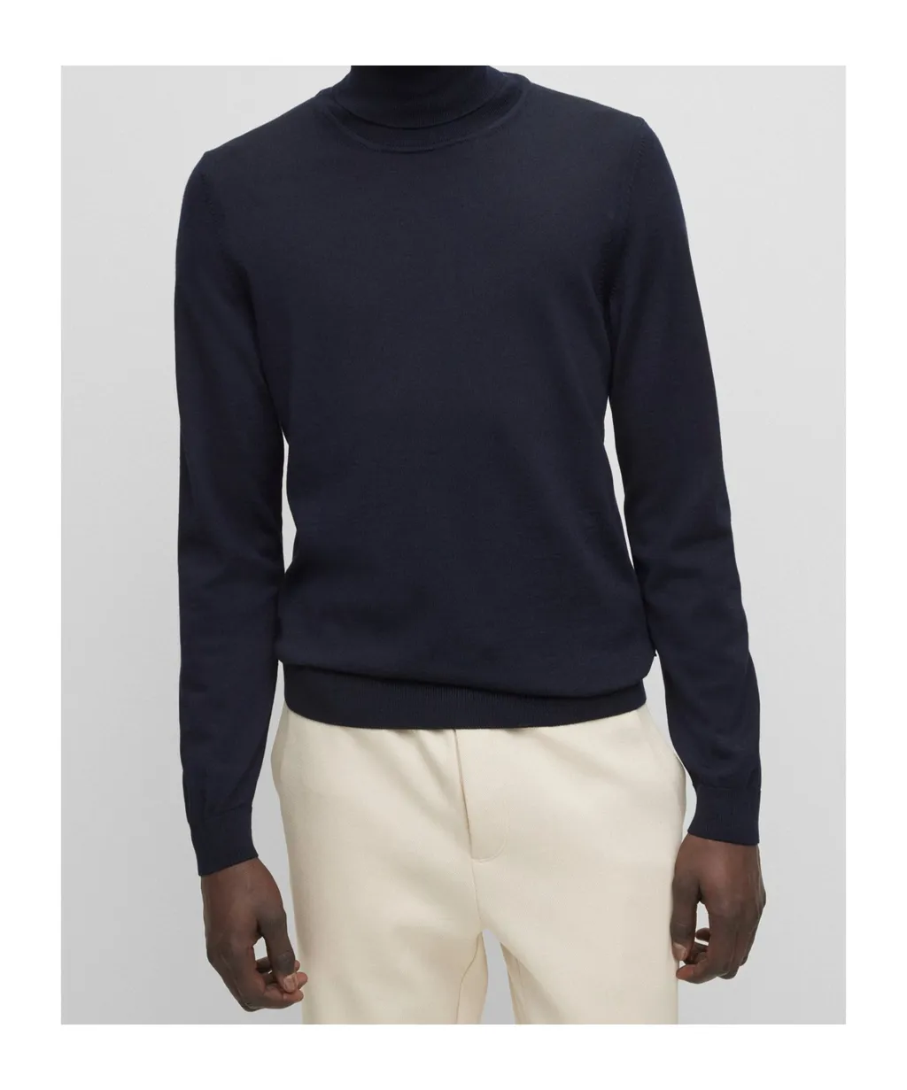 Roll-Neck Knitted Jumper