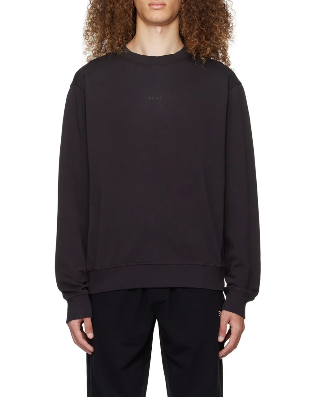 Logo Embroidered Crewneck Sweatshirt