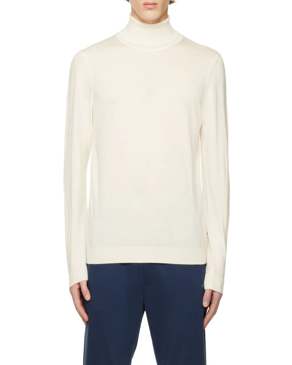Roll-Neck Knitted Jumper