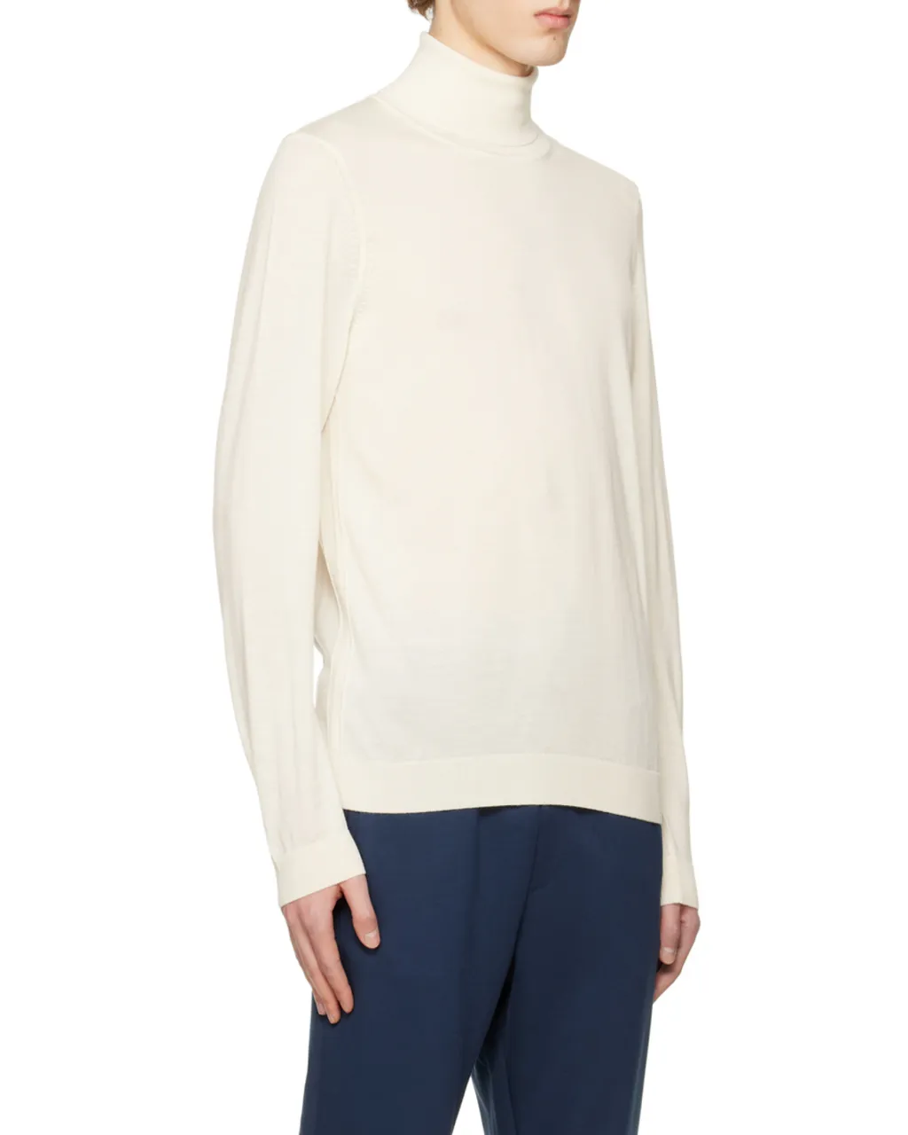 Roll-Neck Knitted Jumper