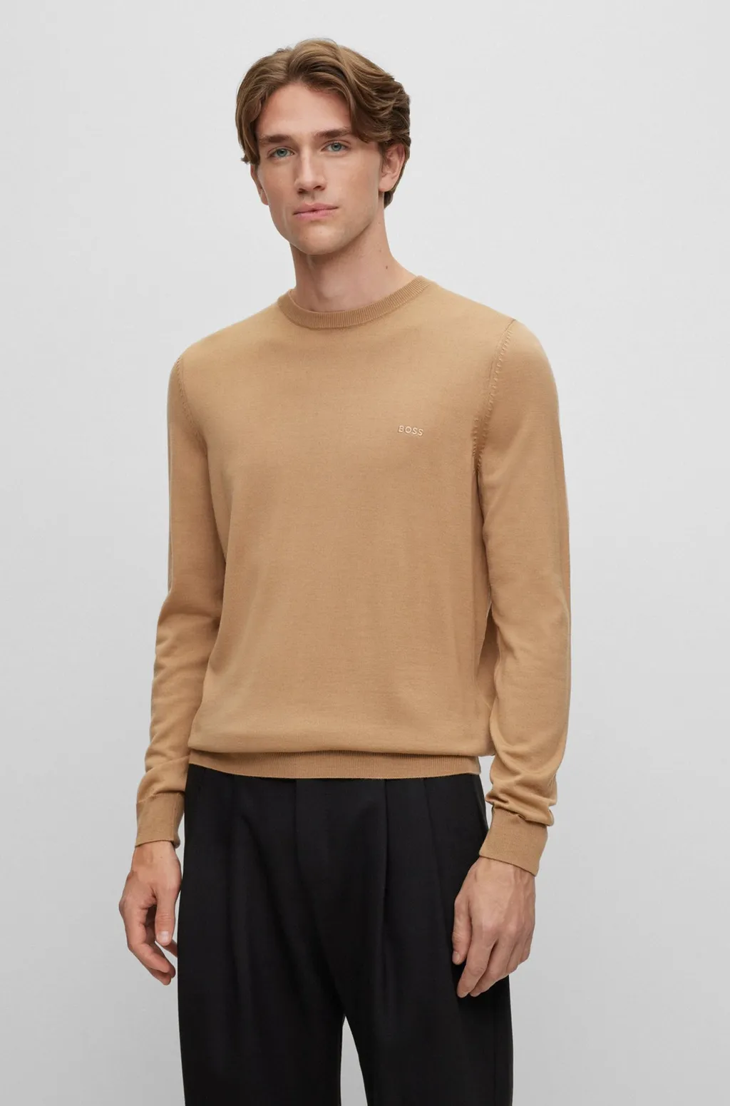 Logo Embroidered Crewneck Jumper