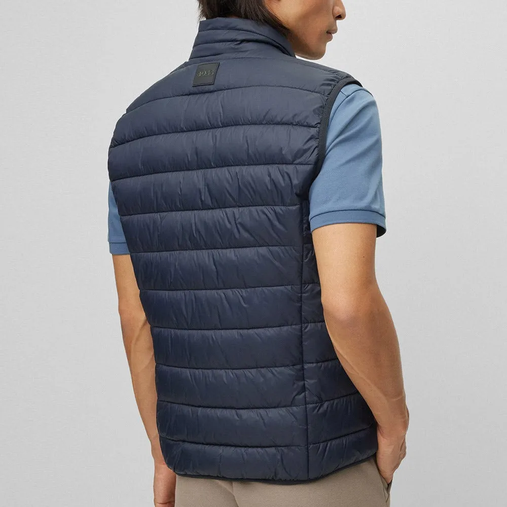 Water-Repellent Logo-Printed Zipped Gilet
