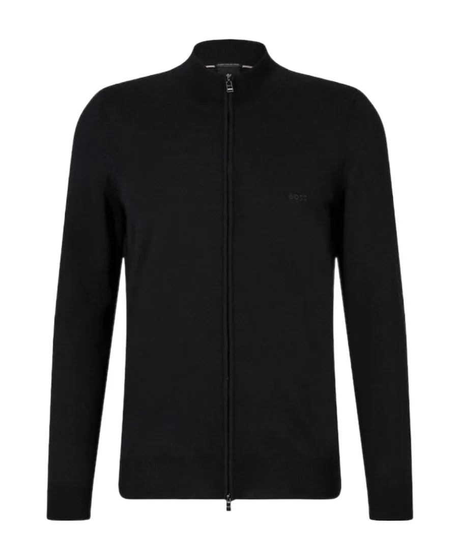 Logo-Print Zip-Front Jumper