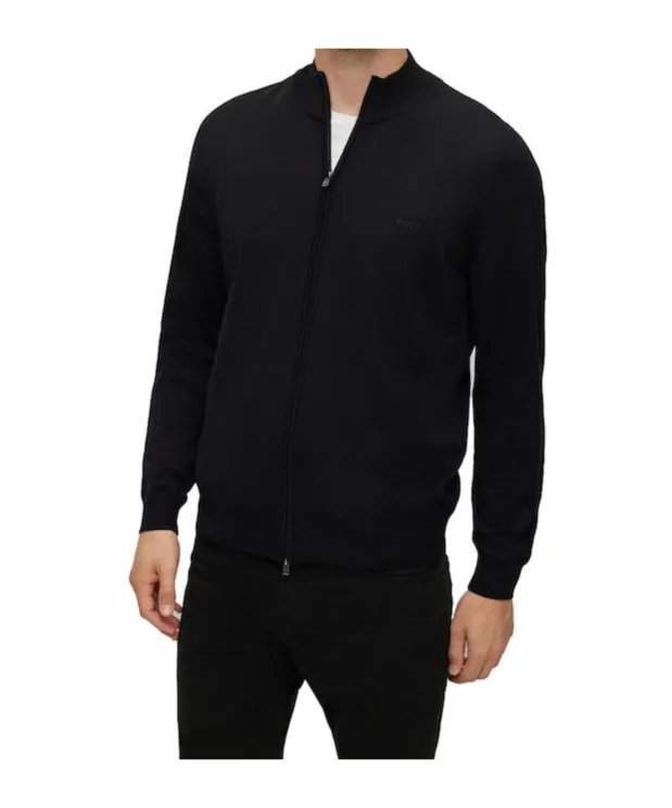 Logo-Print Zip-Front Jumper