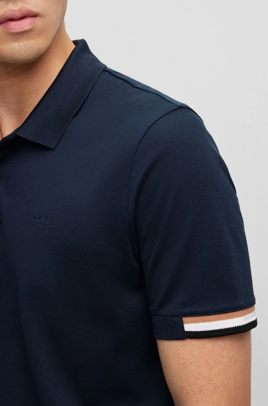 Rubberized Logo Regular-Fit Polo Shirt
