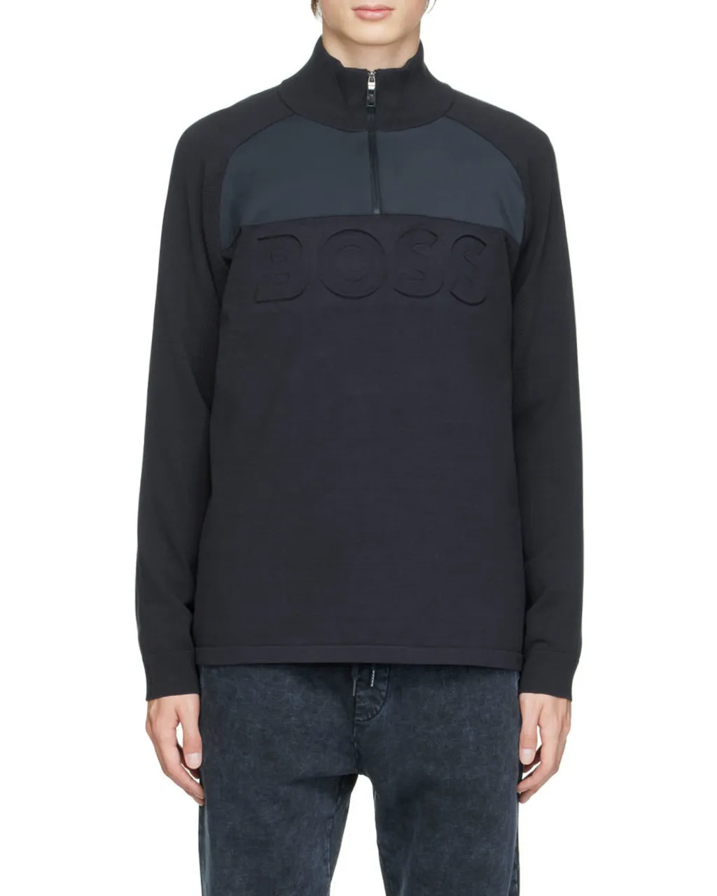 Semi-Zipper Sweater