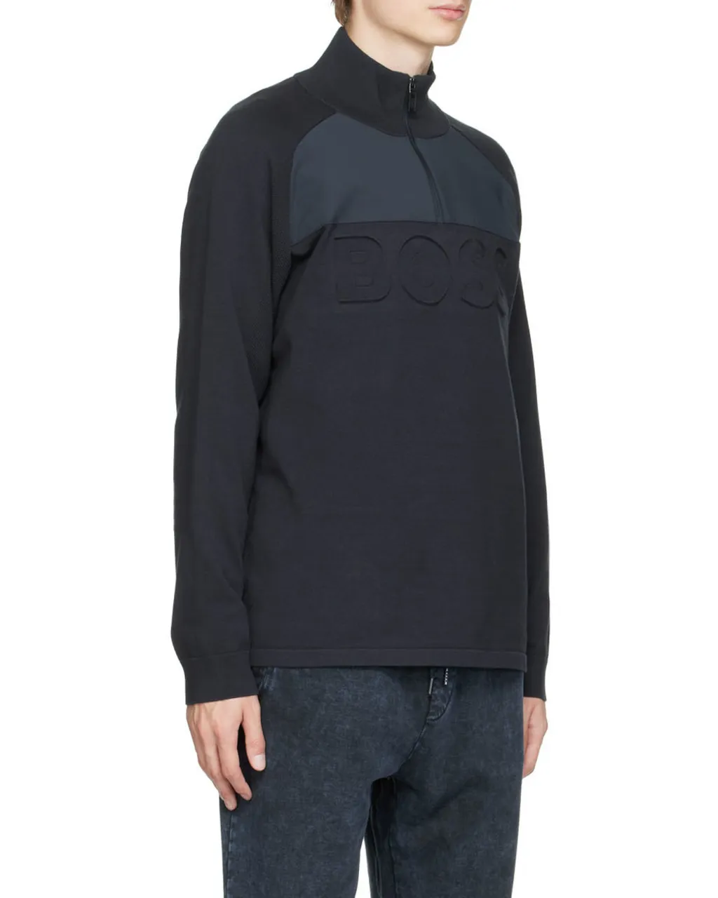 Semi-Zipper Sweater
