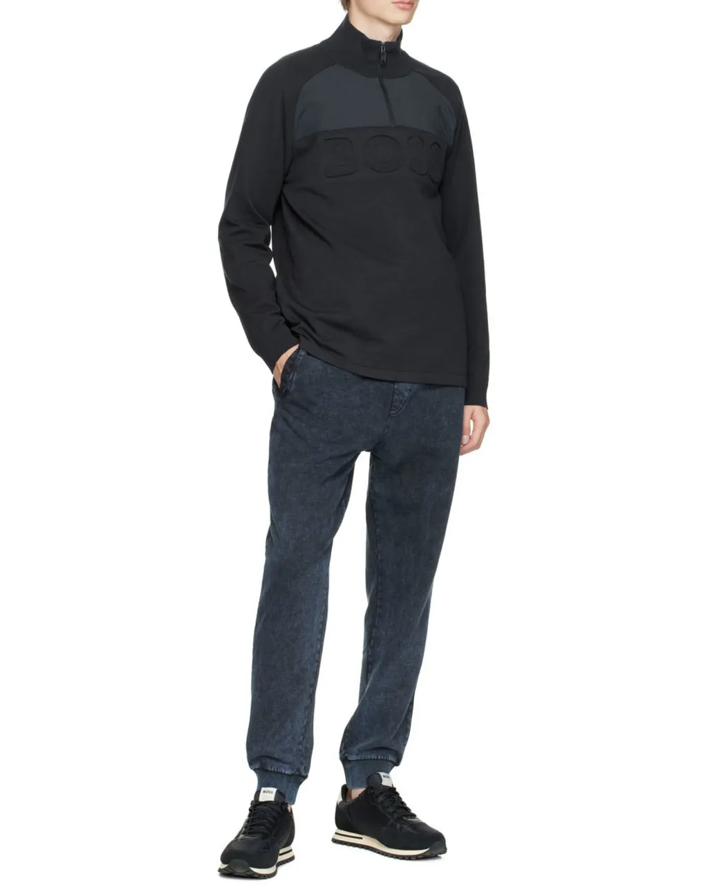 Semi-Zipper Sweater