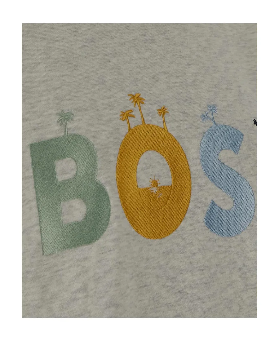 Embroidered-Logo Pullover Sweatshirt