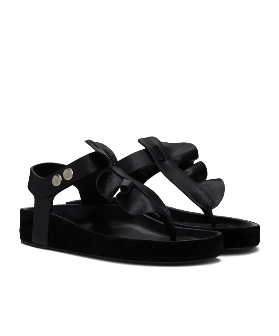 Isela Ruffled Sandals