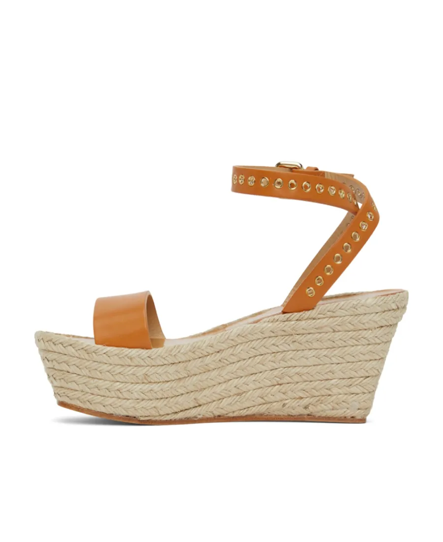 Logo Slope Heel Sandals