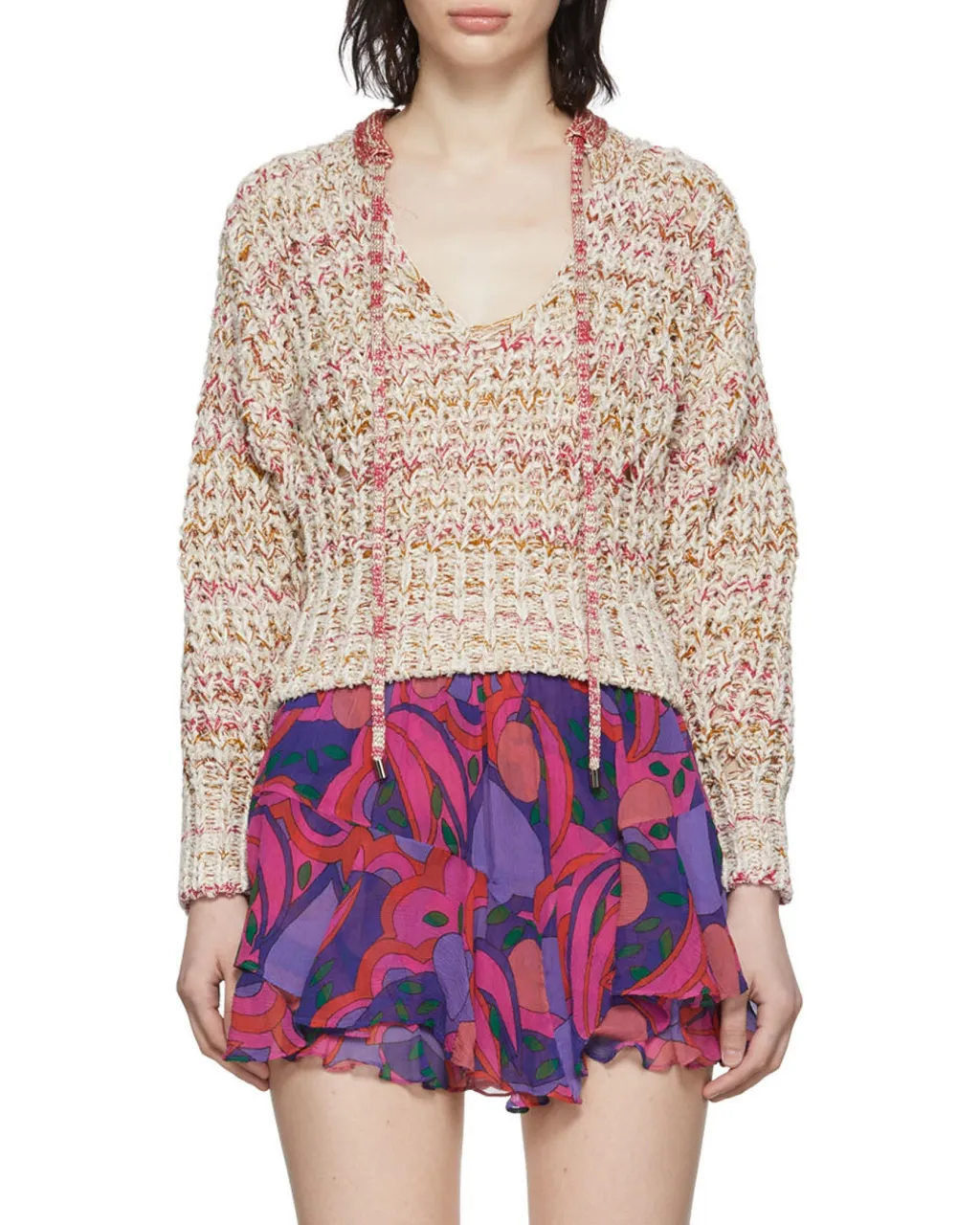 Lace Up Sweater