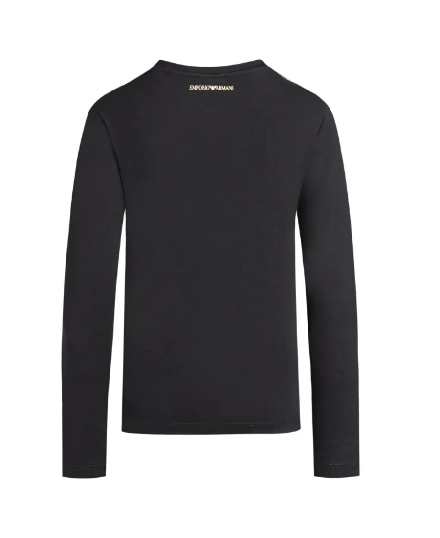 T-Shirt With Round Neck And Long Sleeves