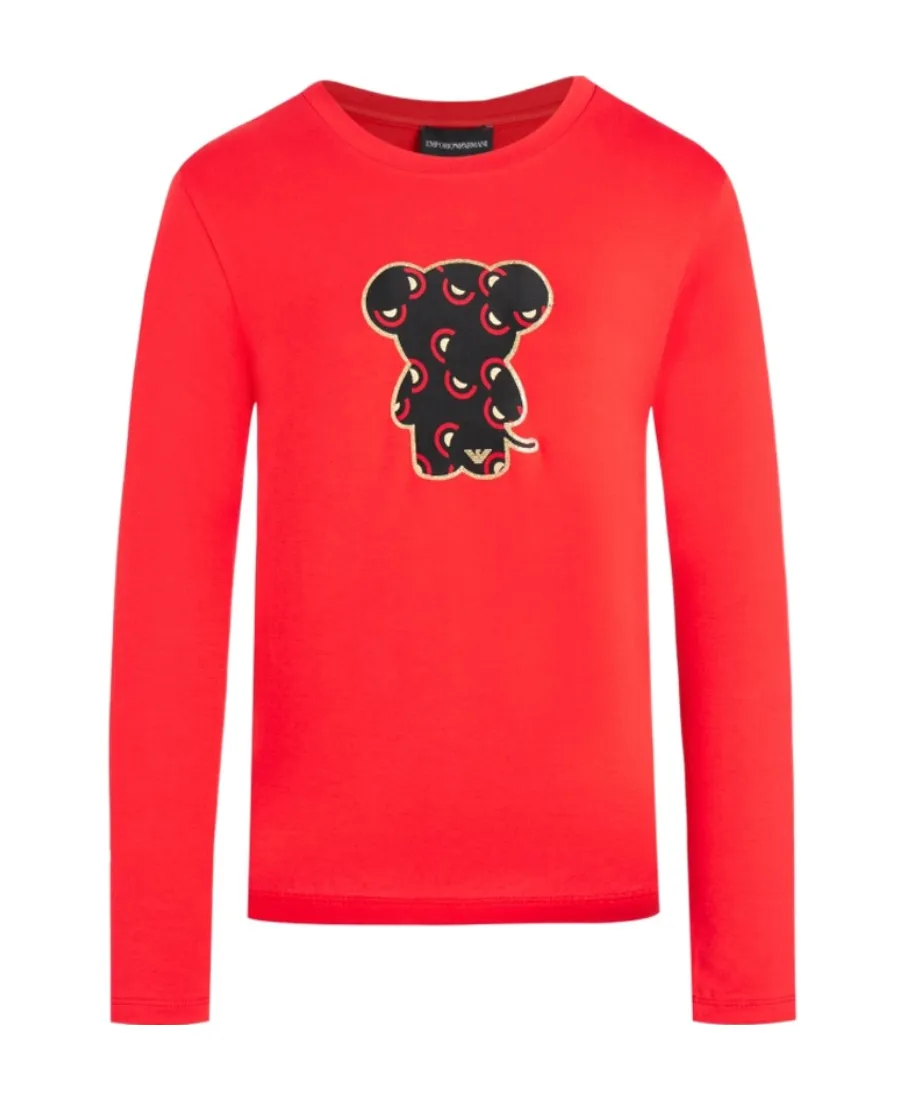 T-Shirt With Round Neck And Long Sleeves