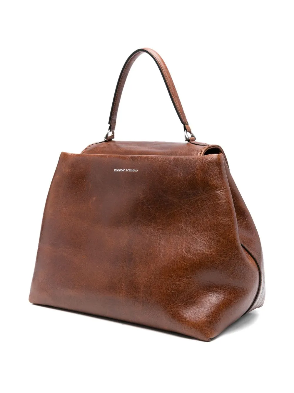Liza Top-Handle Leather Shoulder Bag