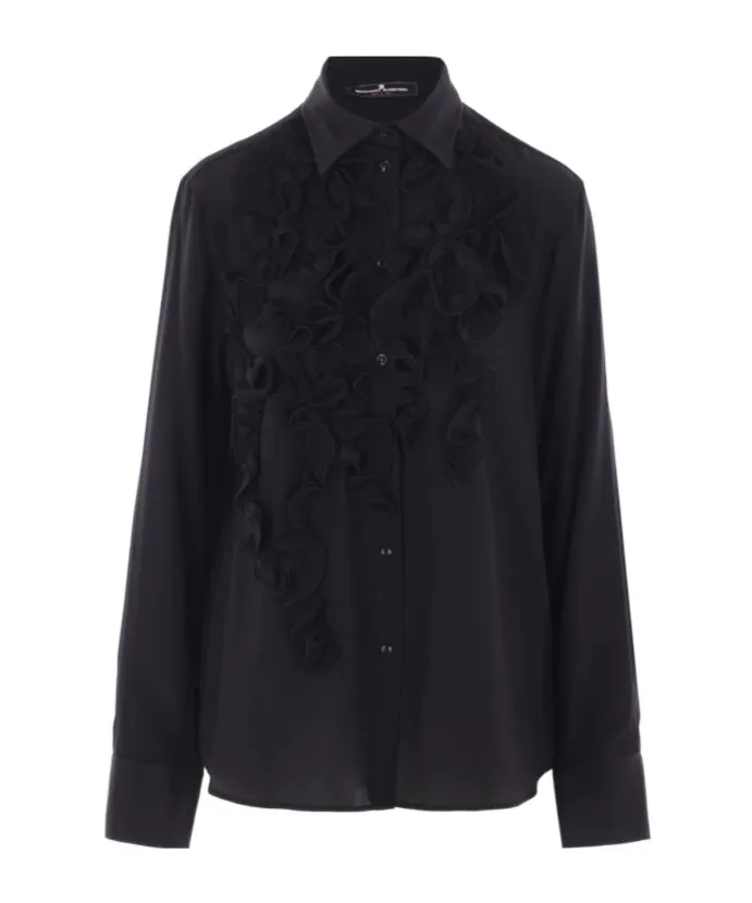Ruffle-Detail Shirt