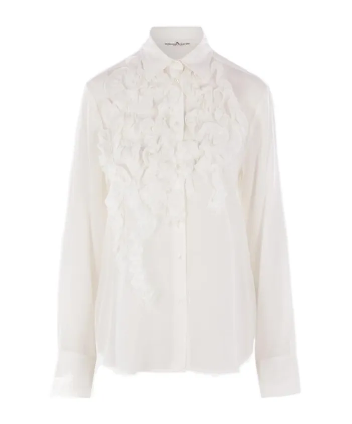 Ruffle-Detail Shirt