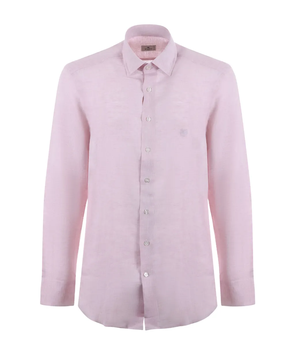 Pegaso-Embroidered Long-Sleeved Shirt