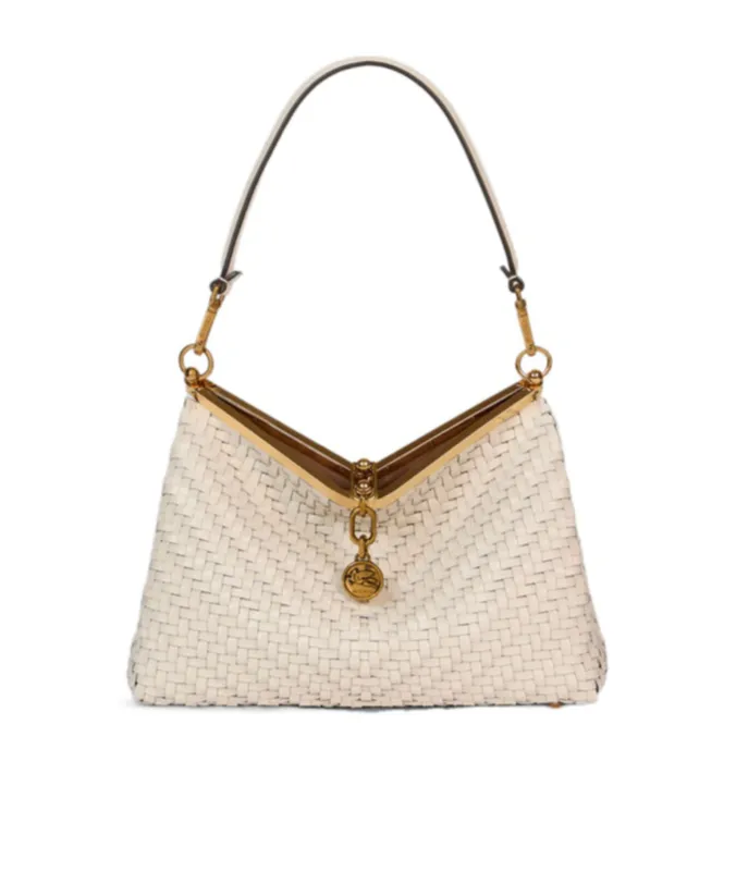 Medium Woven Vela Bag