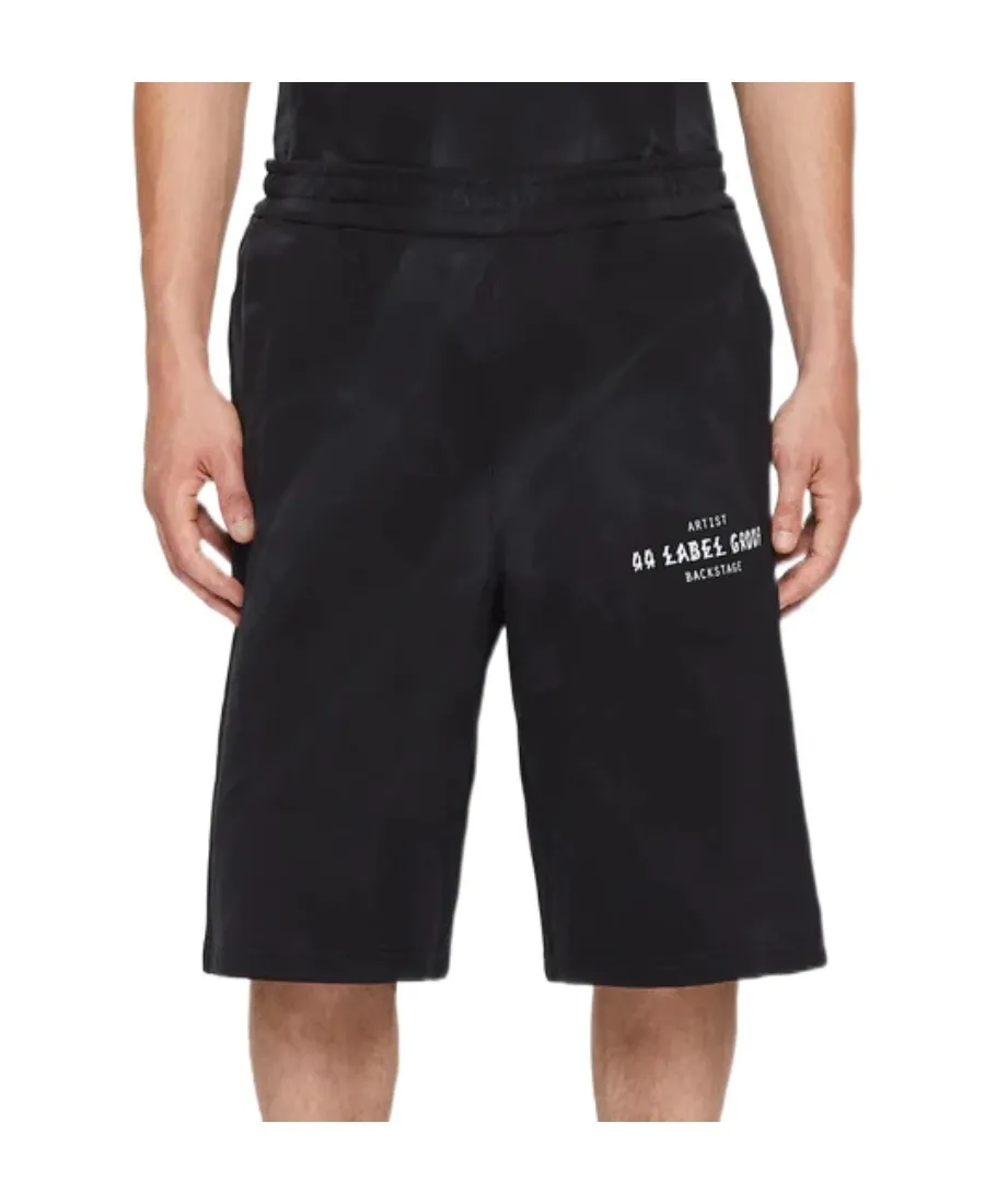 Logo-Print Faded-Effect Shorts