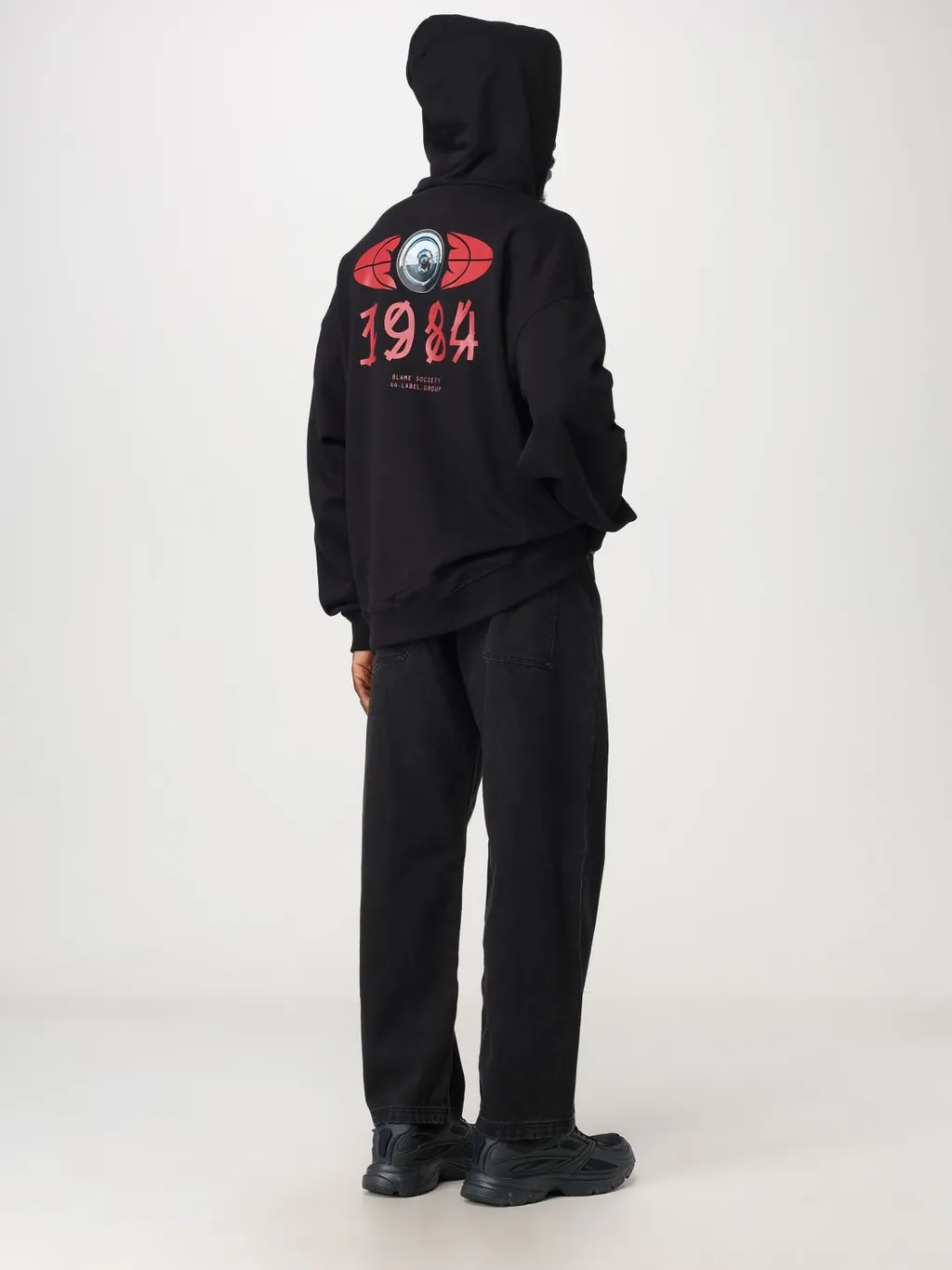 Graphic-Print Cotton Hoodie