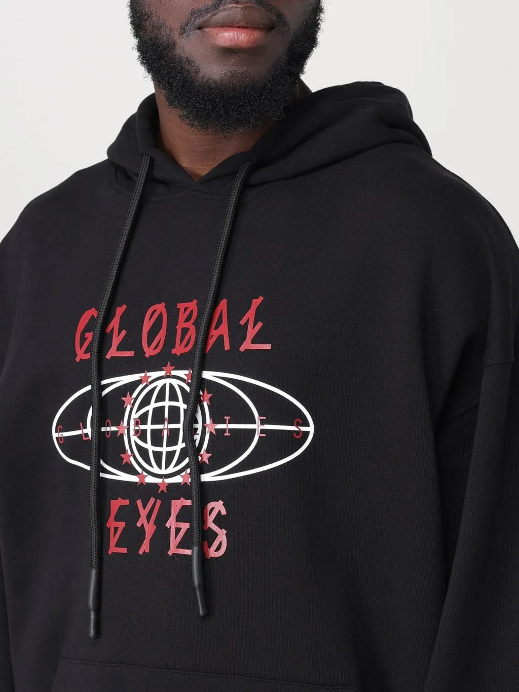Graphic-Print Cotton Hoodie