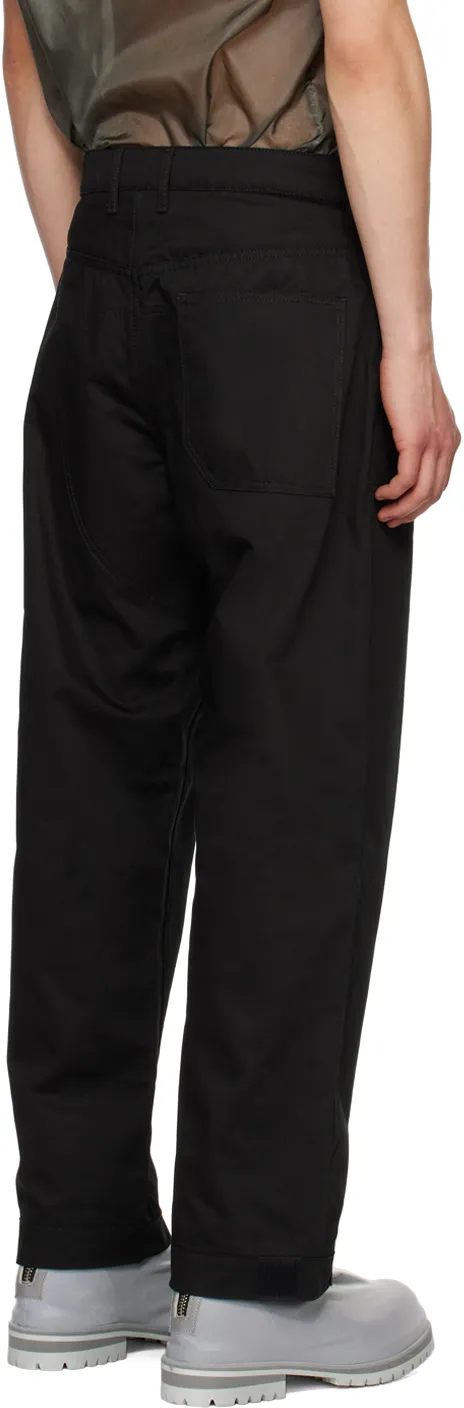 Logo-Embroidered Straight-Leg Trousers
