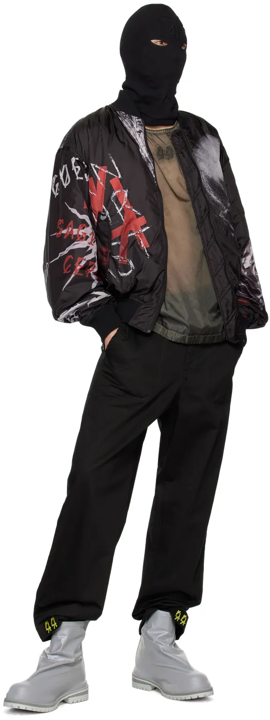 Logo-Embroidered Straight-Leg Trousers