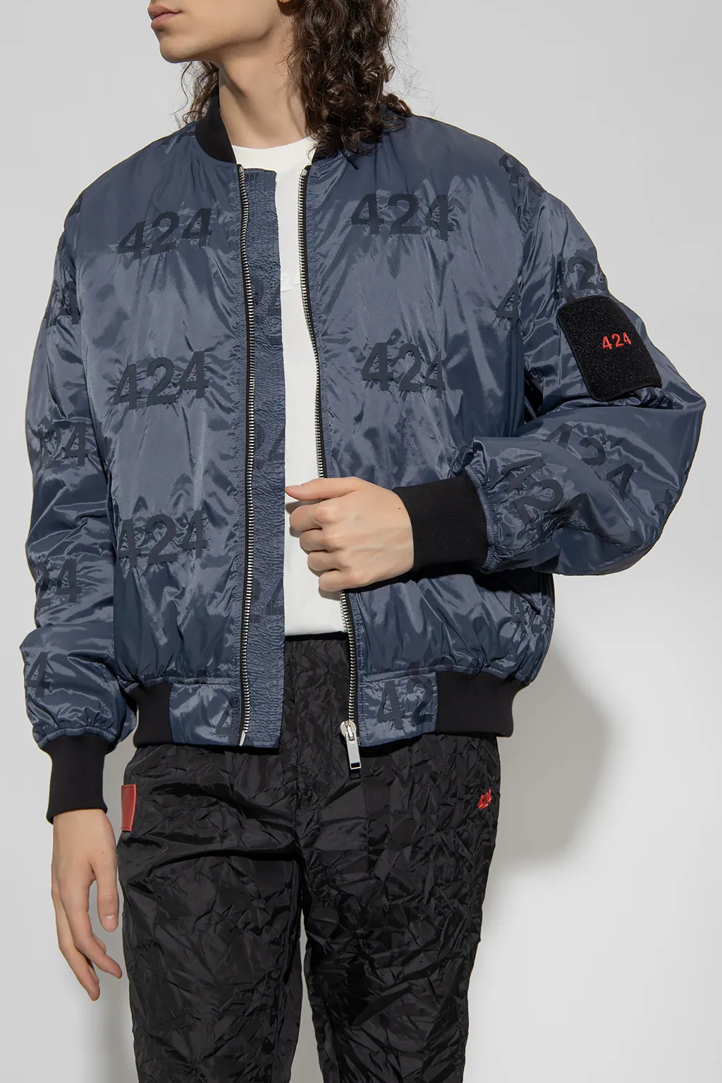 Reversible Emblem Bomber Jacket