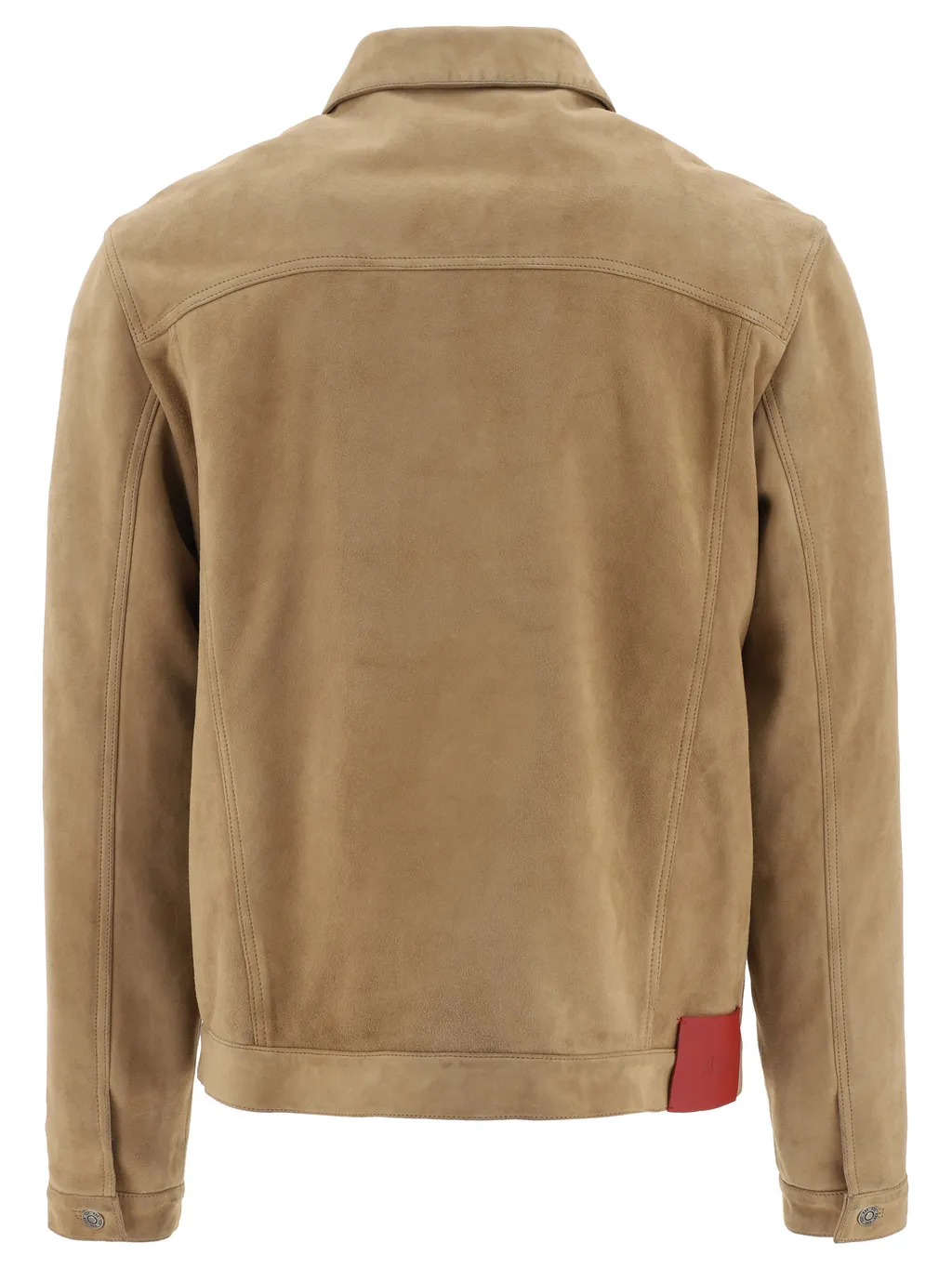 Button-Up Leather Jacket