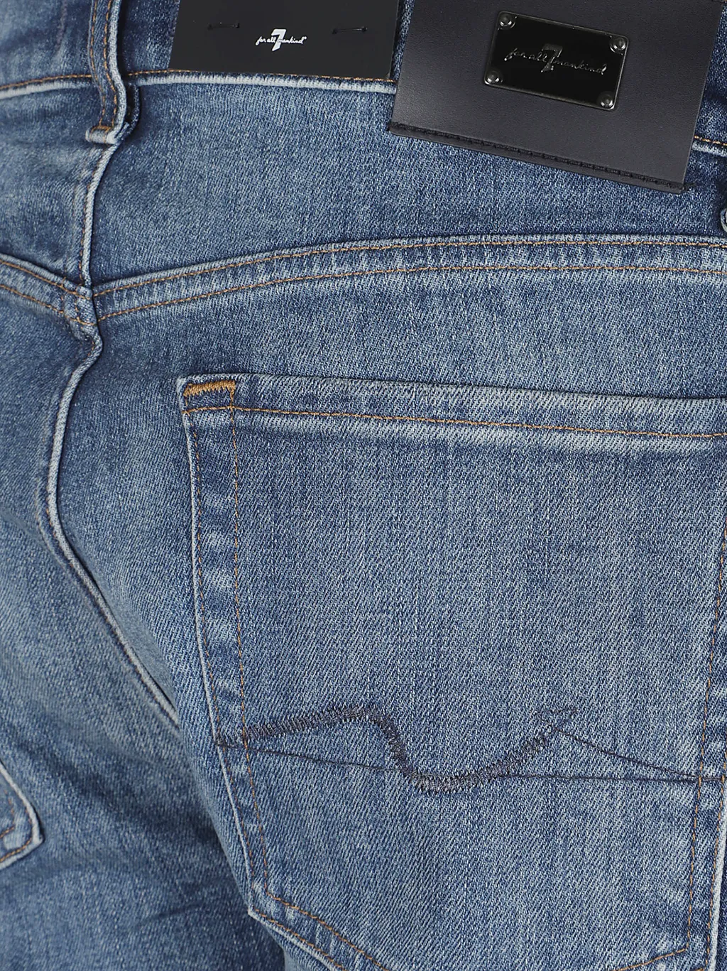 Straight-Leg Denim Pants