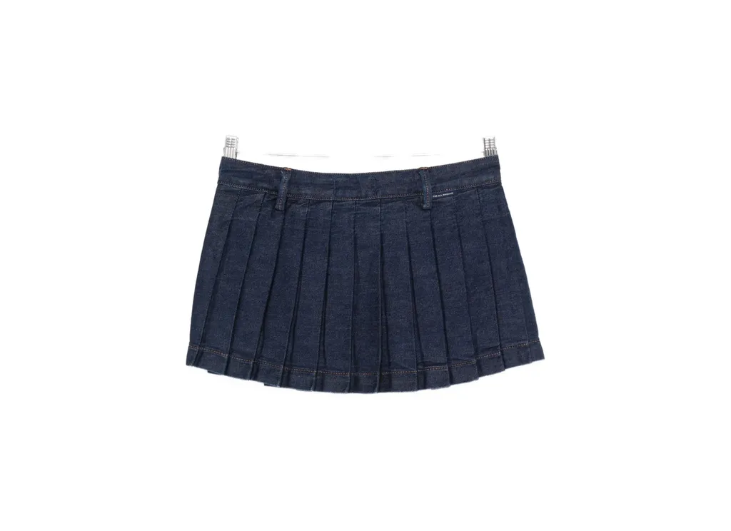 Pleated Half-Length Skirt