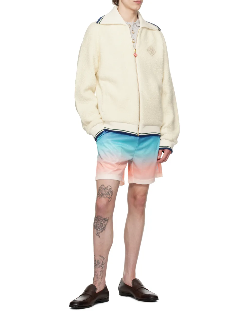 Long-Sleeved Cashmere Casual Jacket