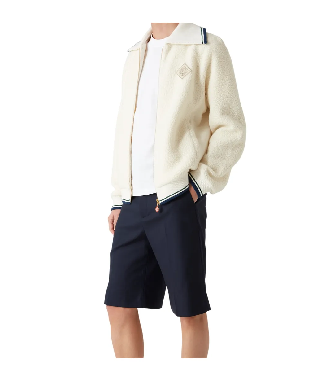 Long-Sleeved Cashmere Casual Jacket
