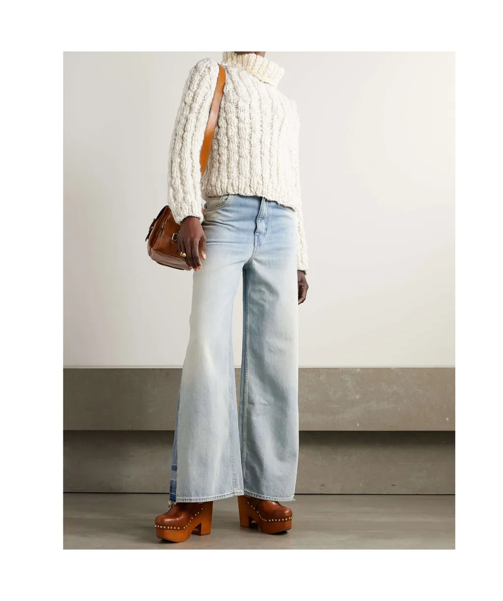 Rib Turtleneck Sweater