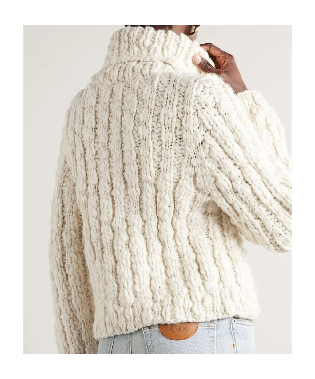 Rib Turtleneck Sweater