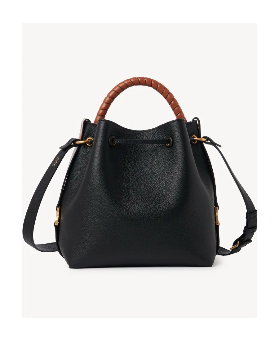 Marcie Drawstring Small Bucket Bag