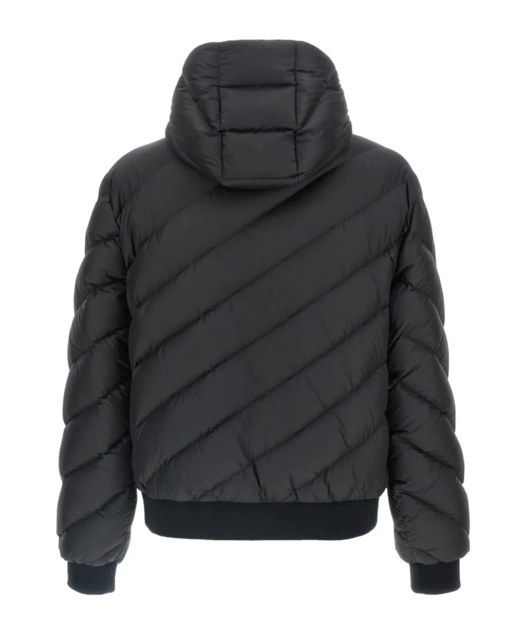 Quilted Hooded Reversible Down Jacket