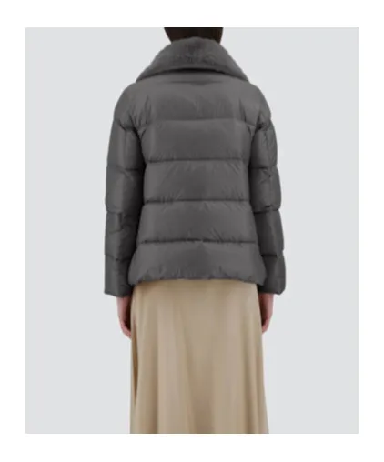 Faux-Fur Collar Padded Jacket