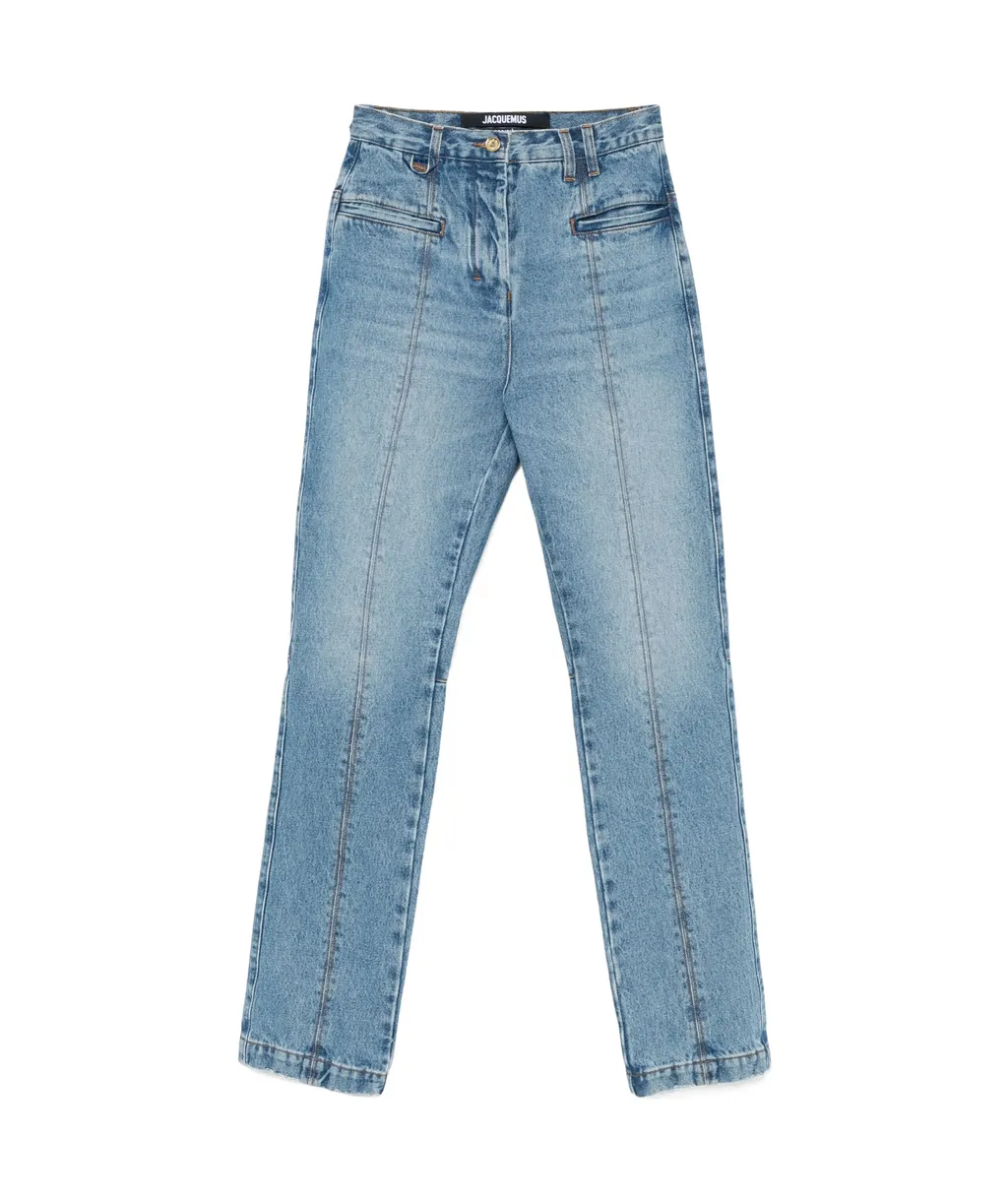 Logo Patch Denim Jeans