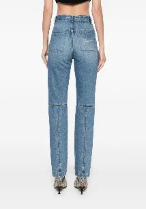 Logo Patch Denim Jeans