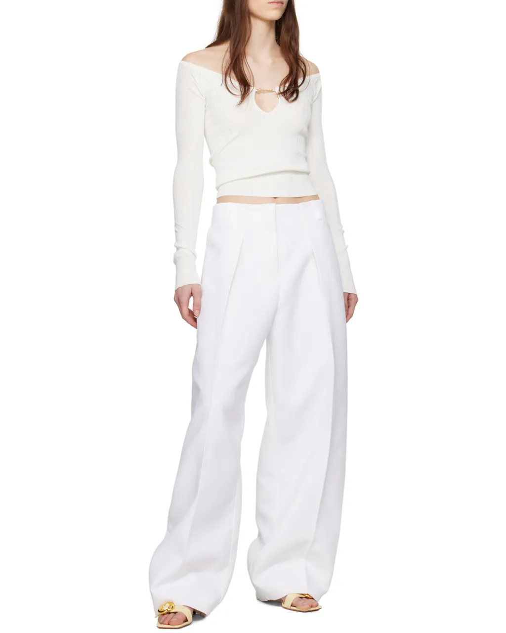 Le Pantalon Ovalo Curved Pants