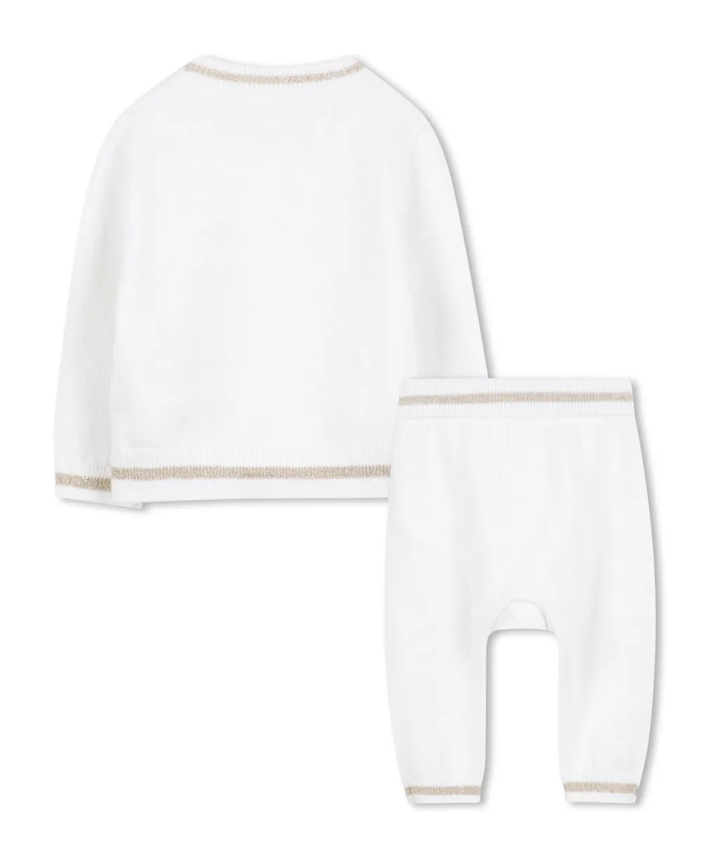 Logo-Detail Two-Piece Set