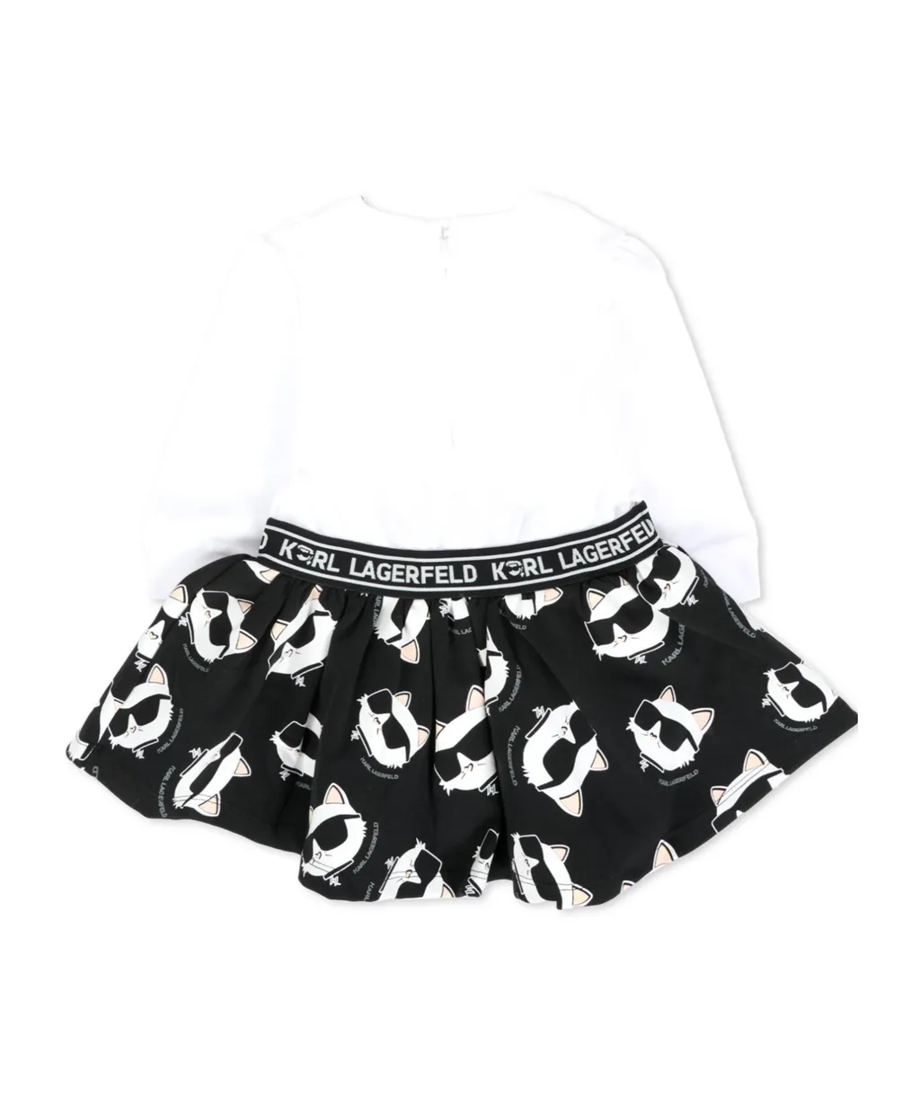 Cat-Motif Dress
